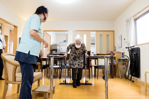歩行練習の様子